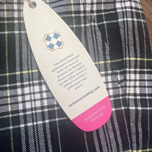 NWT Castaway Nantucket ANKLE CAPRI STRETCH TWILL dress Gordon TARTAN PLAID 8 - Picture 5 of 7